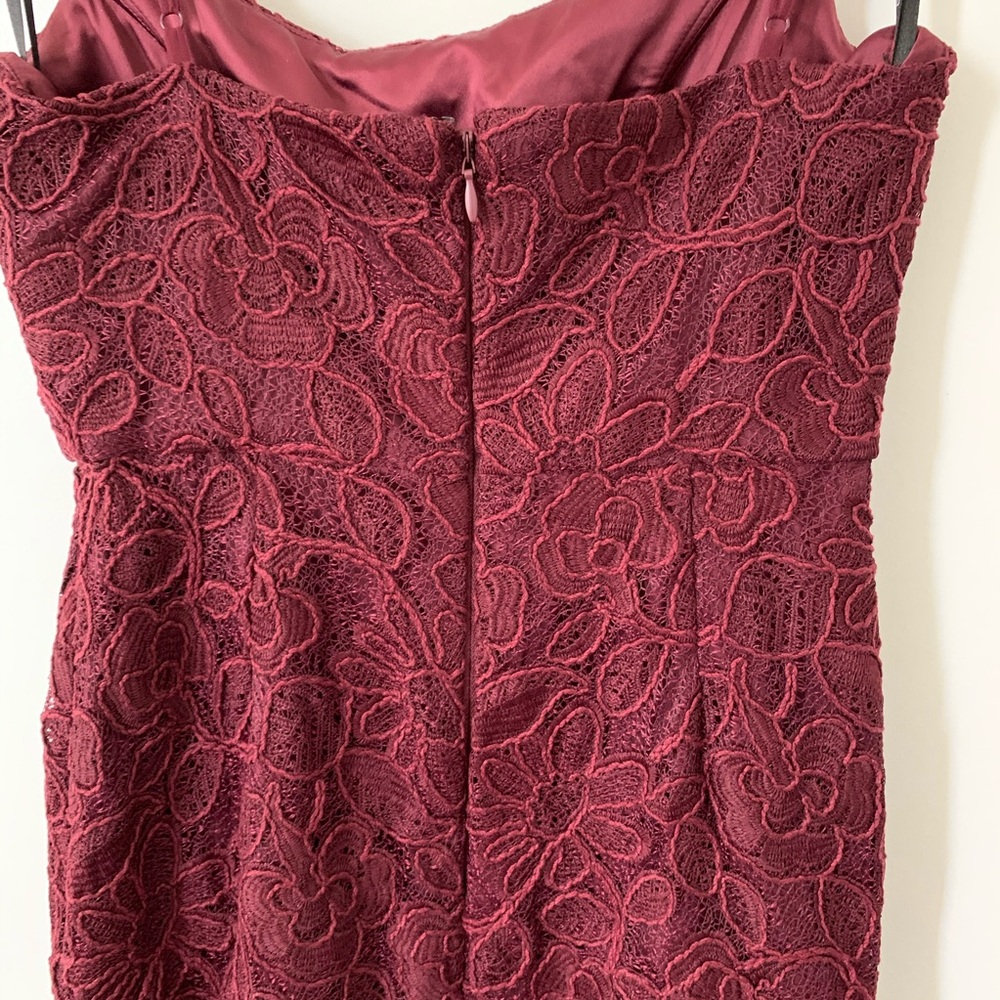 Ever New Melbourne Mermaid Lace Ruffle Fitted Dress Gown Size 2 - Picture 7 of 8